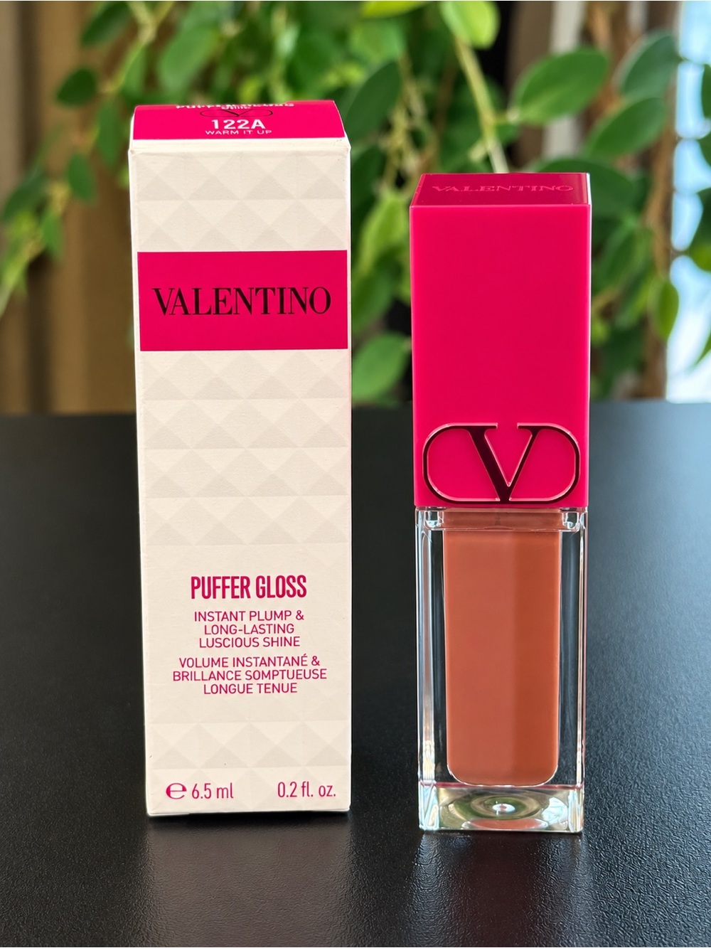 Valentino Puffer Gloss 122A Warm It Up Lip Plumper NIB